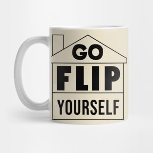 GO FLIP YOURSELF (black) Mug